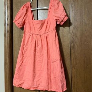 Coral dress